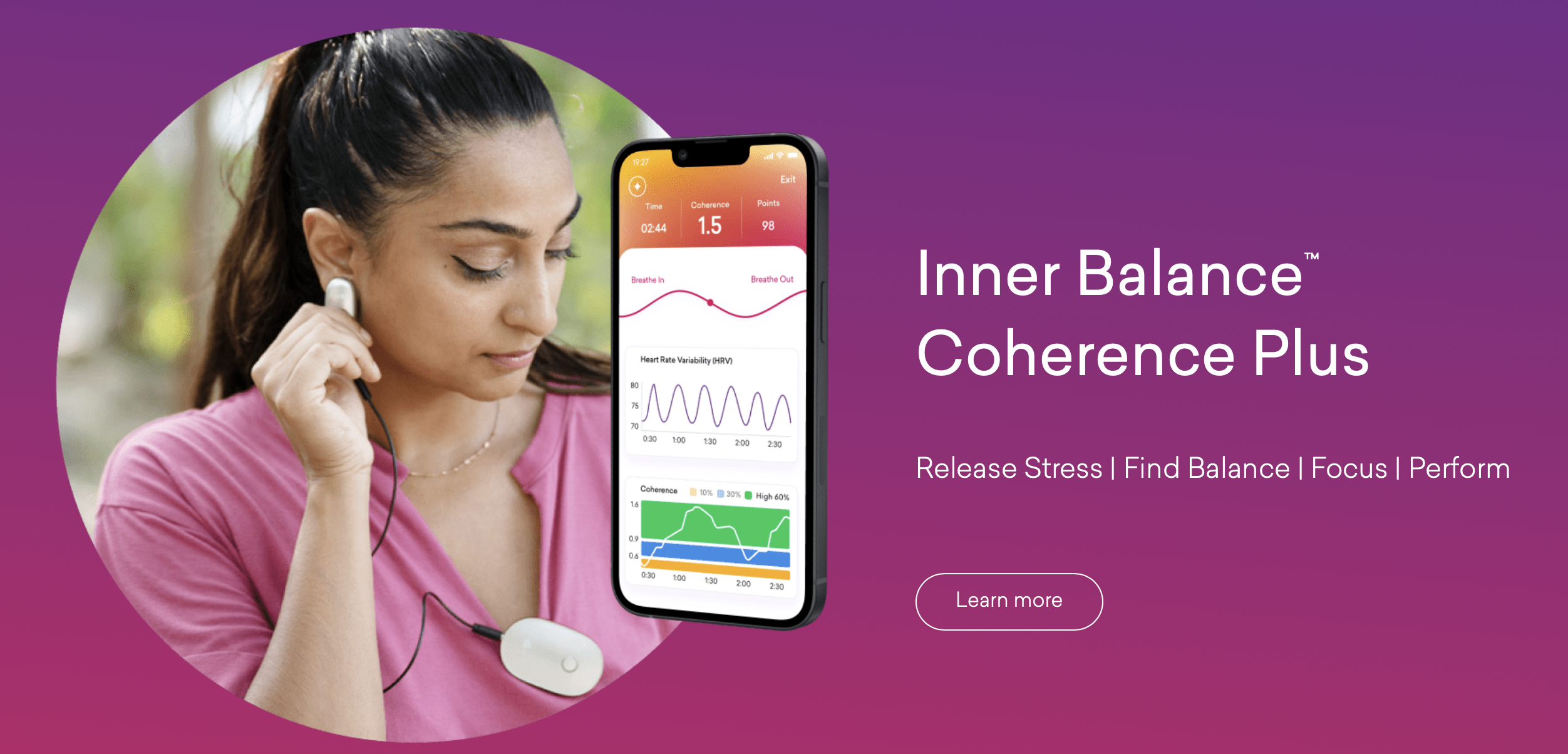 Stress & Wellbeing Assessment and HeartMath Inner Balance Sensor